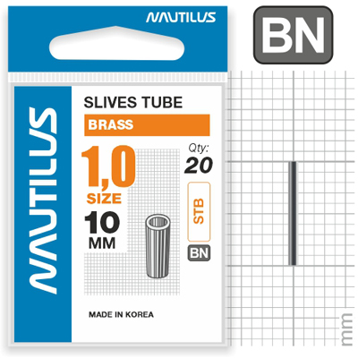 Трубка обжимная Nautilus Slives tube brass 1,0мм