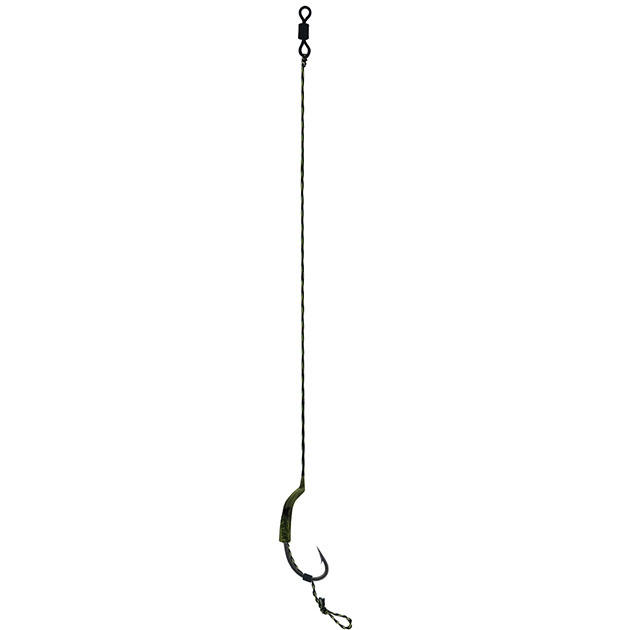 Крючки с поводками Mikado Carp Fine Line P13 "UNIVERSAL RIG" № 2 / 25 lbs / 23 см.  ( 2 шт.)